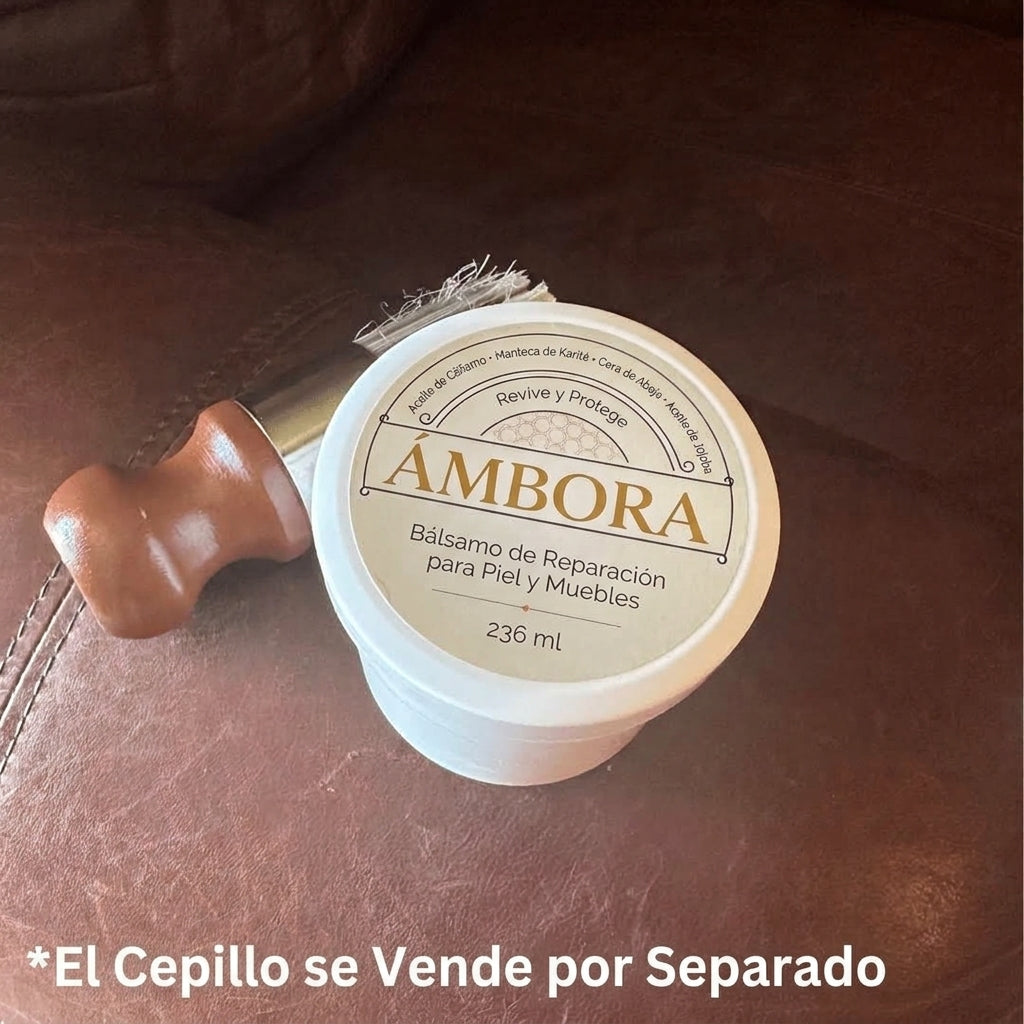 Ámbora — Bálsamo Reparador para Madera y Piel