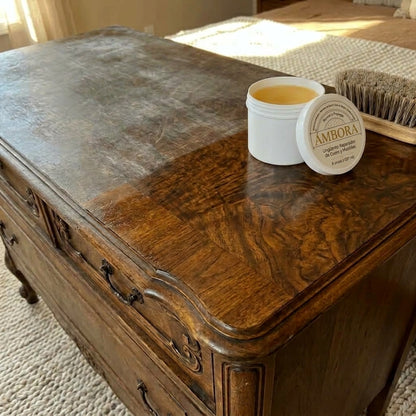 Ámbora — Bálsamo Reparador para Madera y Piel